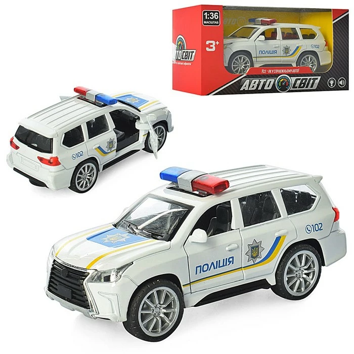 Машина метал. Lexus LX Police AS-1833 оптом